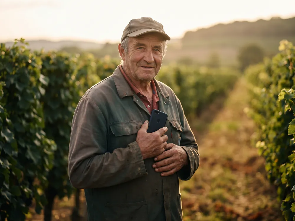 Échange conversationnel avec l'agronome IA sur smartphone.